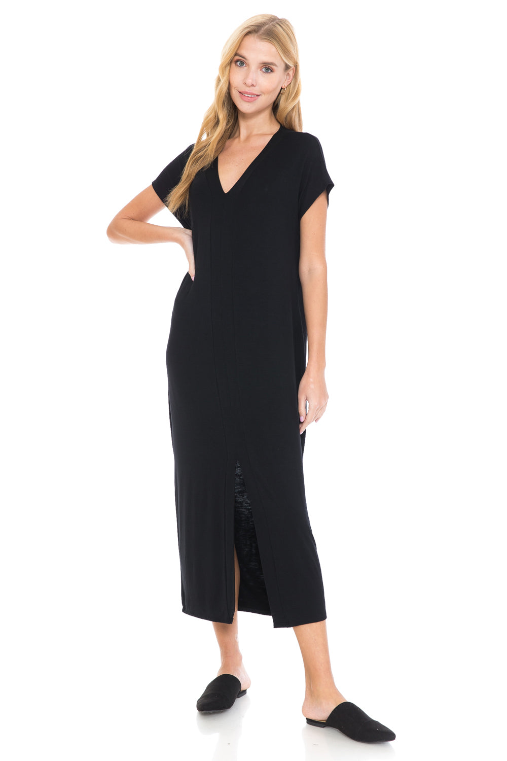 Cap Sleeve Midi Dress