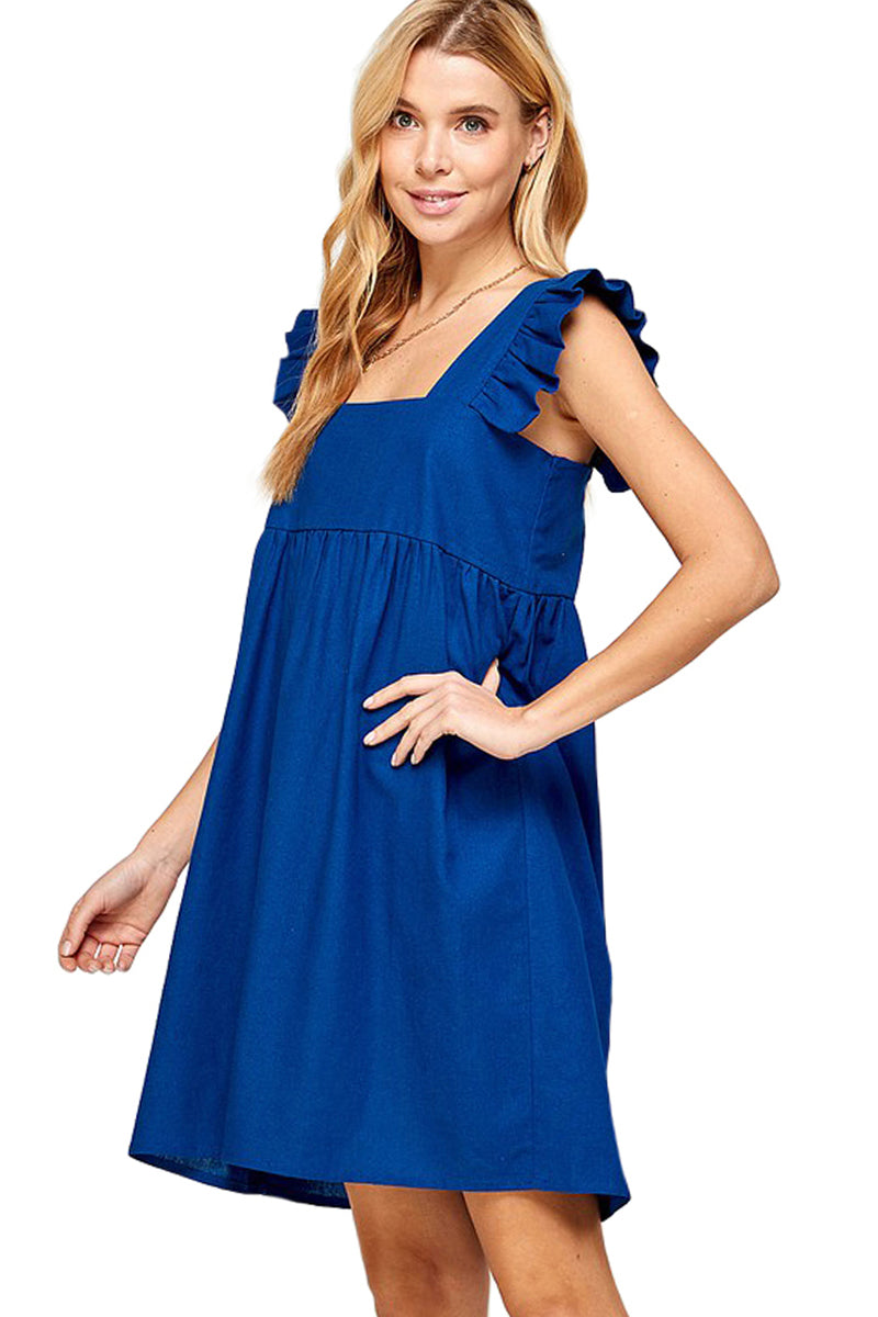 Linen Baby Doll Dress